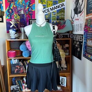 Green Graphic Tank Top